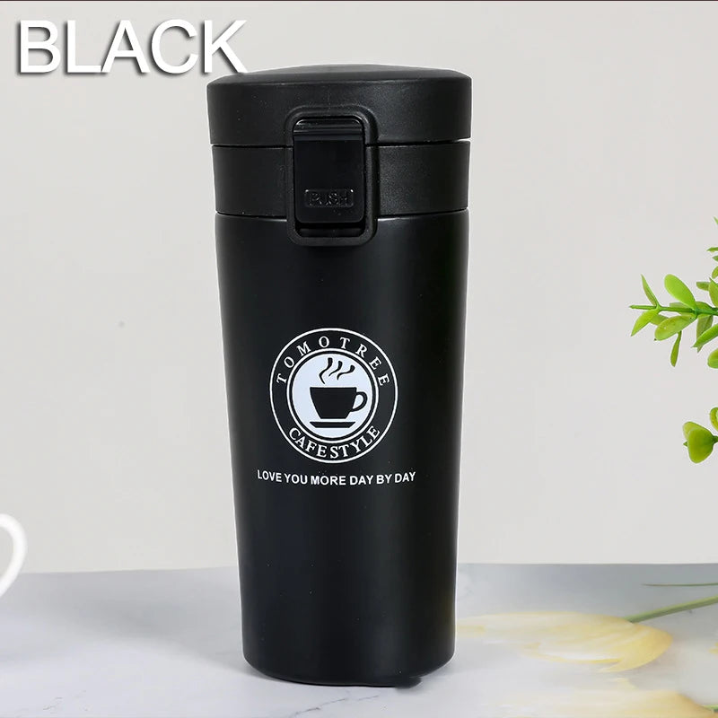 0.5L Thermal Mug Double Wall 304 Stainless Steel Coffee Cup Vacuum Flask Thermos Water Bottle Tea Coffee Leak-proof Thermos Mug
