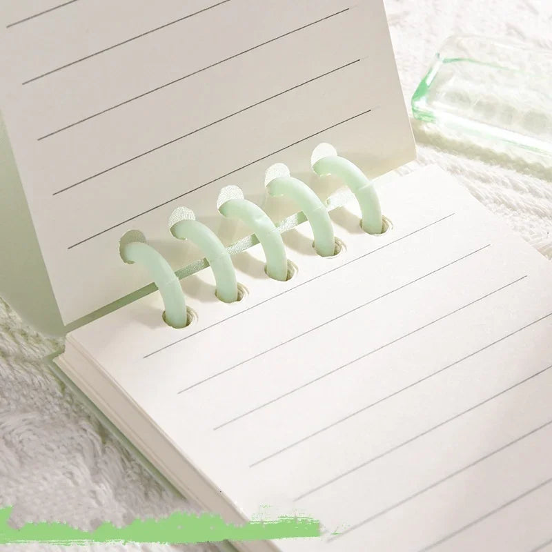 Bview Art A7 80 hojas dibujos animados creativo cuaderno estudiante papelería linda conveniencia pegatinas