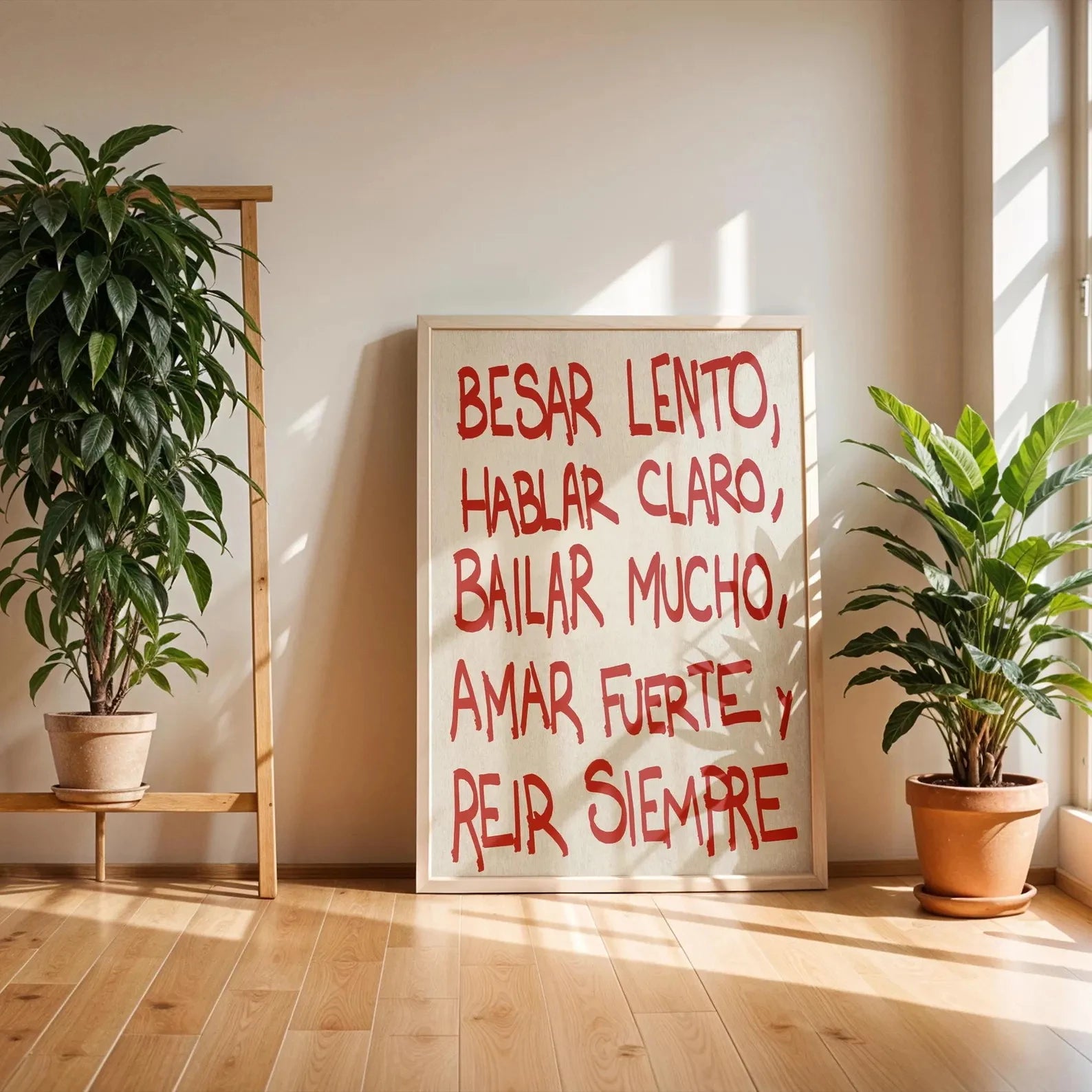 Red Vintage Spanish Besar Lento Wall Art Print Canvas Painting Poster Picture For Living Room,Bedroom Dining Room Home Decor