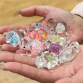 Breloques en forme de tortue mignonne lumineuses à paillettes pour porte-clés DIY, décoration de salon, utilisation intérieure et extérieure