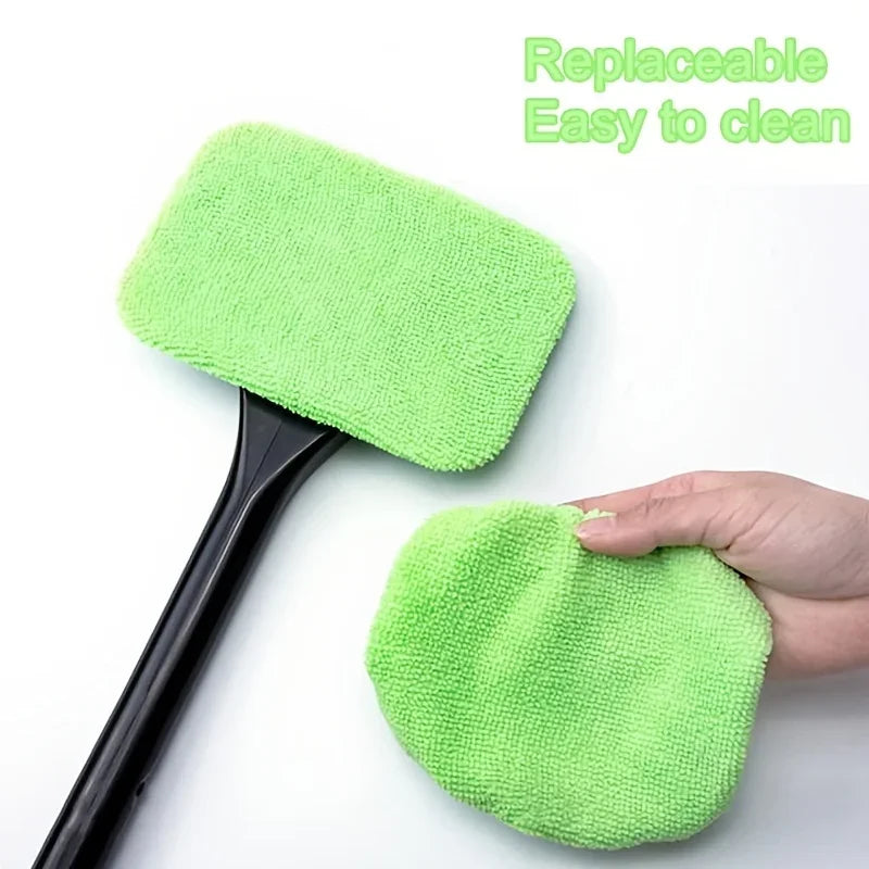 Desempañador, limpiador y cepillo para parabrisas de coche, herramienta de limpieza para ventanas delanteras, cepillo de limpieza, limpiaparabrisas