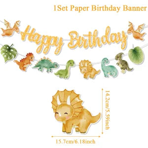 Mantel desechable de cumpleaños de dinosaurio, decoración de fiesta de cumpleaños para niños, baby shower, selva, dinosaurio, suministros para cubierta de mesa de fiesta