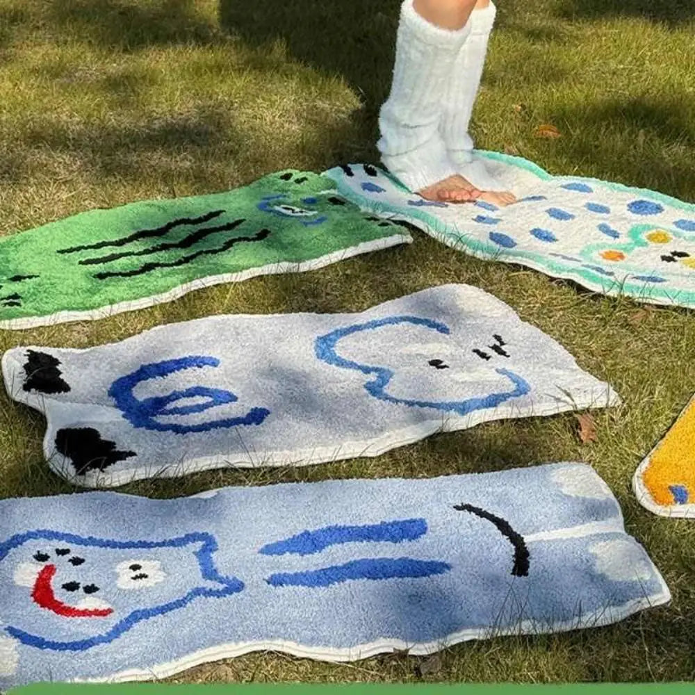 Alfombra de imitación de cachemira de animales de dibujos animados Vikama, suave y cómoda, manta para cama de dormitorio, regalo de inauguración de la casa para niños, decoración del hogar
