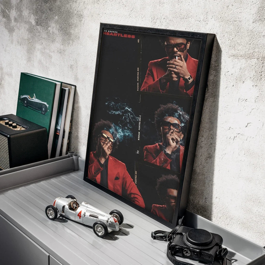 Póster The Weeknd Álbum de música Pop Rap Hip Hop Cantante Fotos de la vida Decoración de la pared Impresión de lienzo para el hogar Cuadros para sala de estar