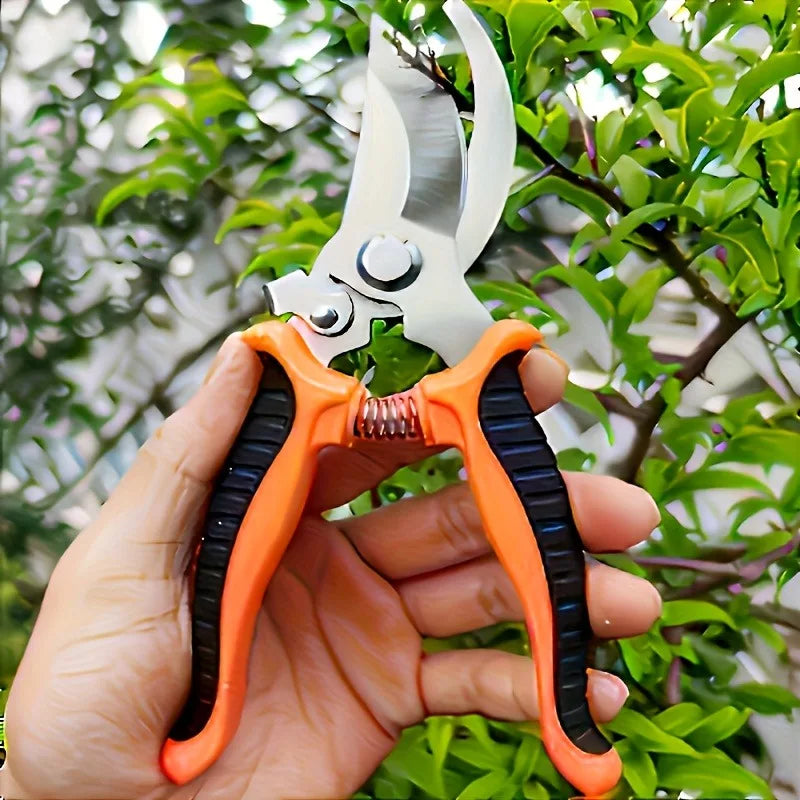 ¡Esta tijera de podar es muy fácil de usar! Un buen ayudante para la jardinería, bisagra de jardinería sin preocupaciones y práctica, y jardinería