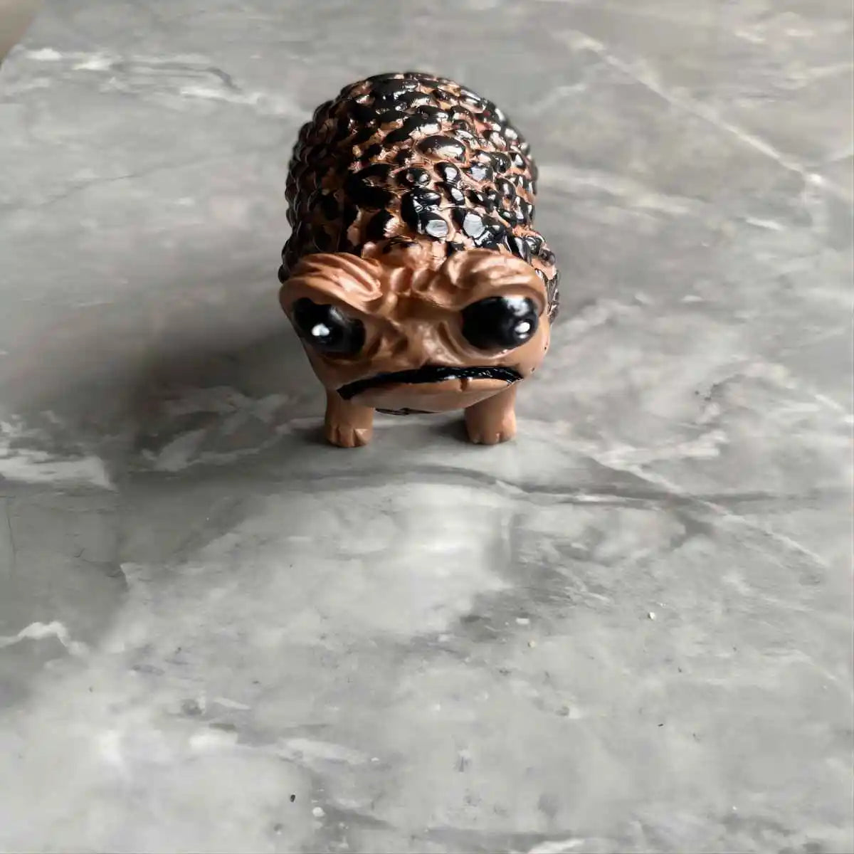 Statue de grenouille ornementale crapaud en colère, grenouille de pluie africaine mignonne, décoration de jardin/terrasse, laid et en colère
