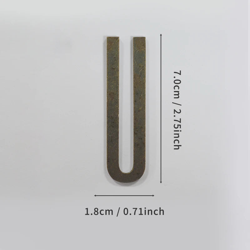 Bronze Self Adhesive House Number Metal English Alphabet Letters for Apartment Room Door Plate Table Mailbox Number Stickers 7cm