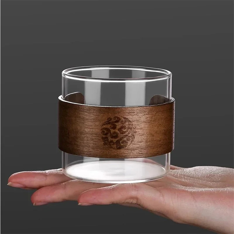 Verre de luxe résistant aux hautes températures, résistant à la chaleur et anti-brûlure pour un usage domestique, convient aux tasses à thé du propriétaire de thé Gongfu