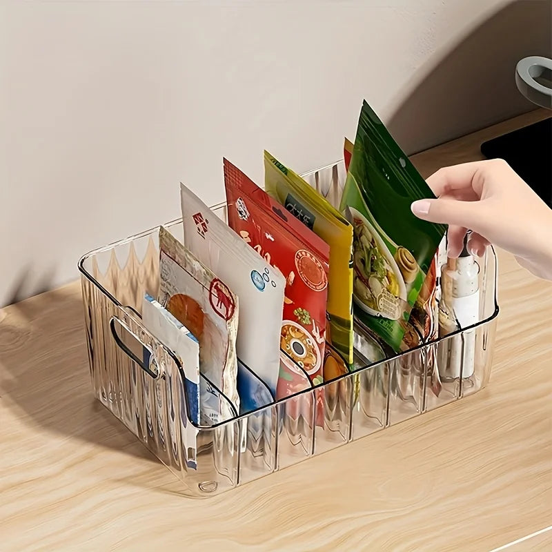 6 - Étagère à épices détachable à compartiments. Grande capacité pour le rangement des assaisonnements dans le réfrigérateur, les armoires et sur le comptoir. Organisateur pratique.