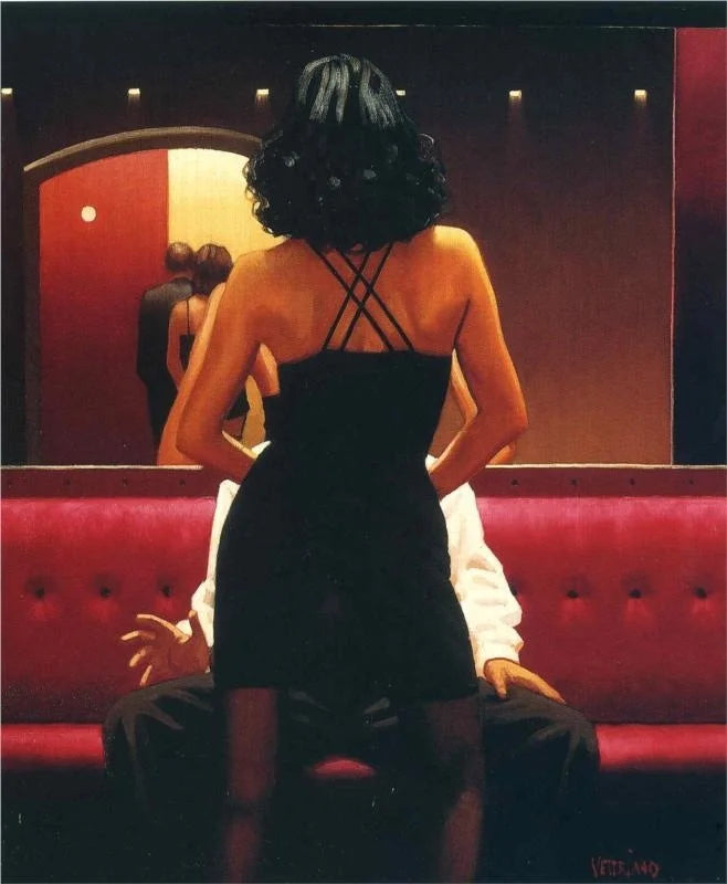 Jack Vettriano Classic Sexy Woman Portrait Nude Lover Poster Vintage Canvas Painting Wall Art Picture Erotic Home Room Decor