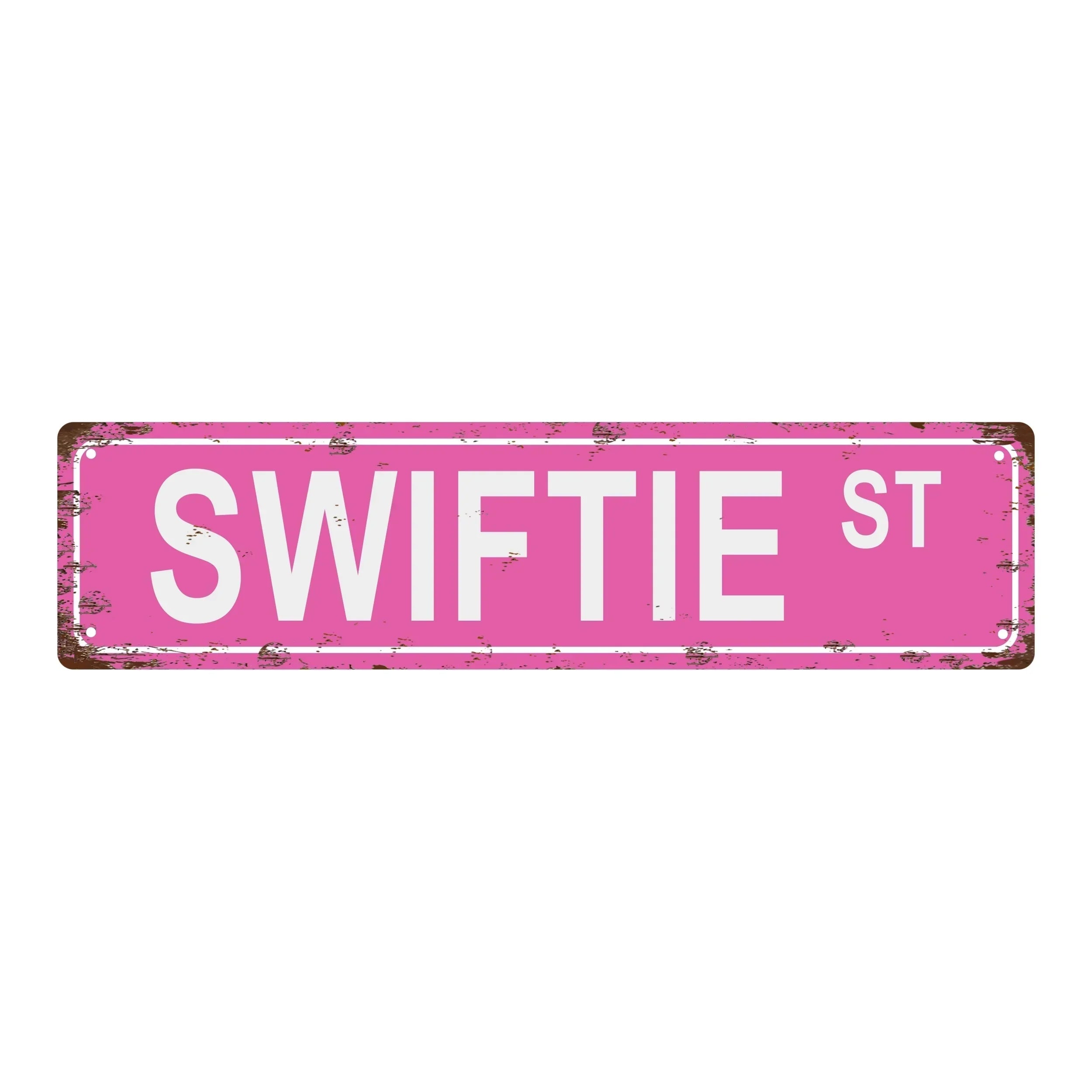 BrandName Vintage Metal Swiftie ST Sign | Funny Women Cave Design | Aluminium Wall Art for Home Bar Club