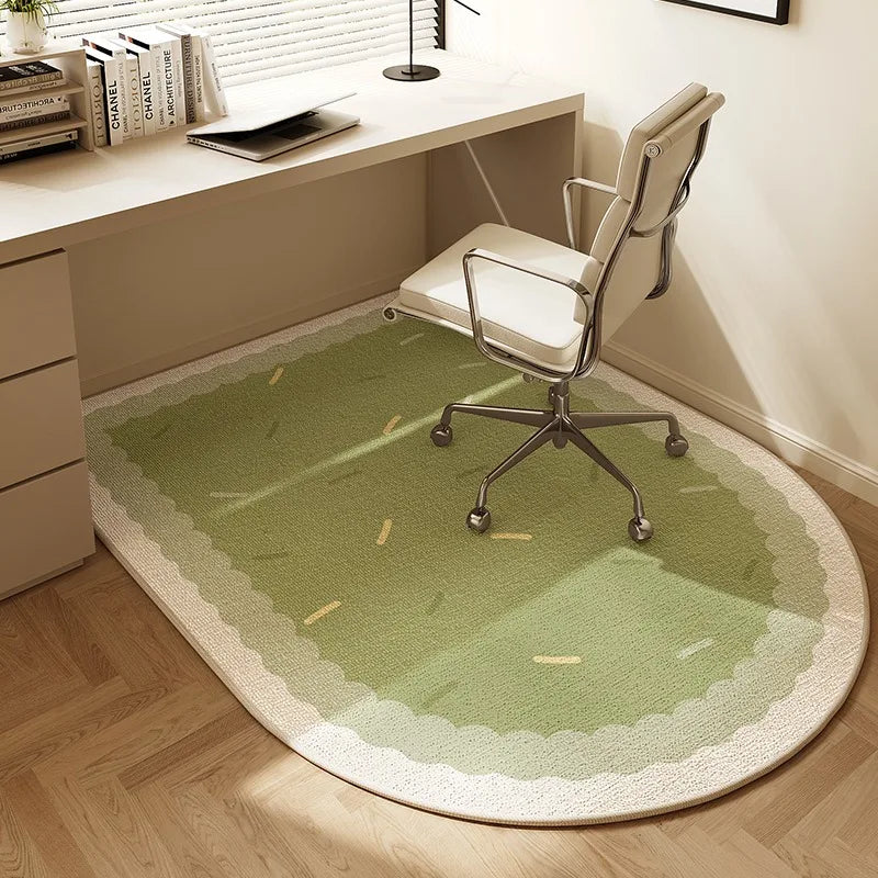 Alfombrilla para silla VIKAMA, alfombra arqueada para dormitorio, tocador, alfombra moderna para el hogar, estudio, sala de juegos, silla giratoria, alfombra silenciosa, alfombrilla para escritorio de oficina