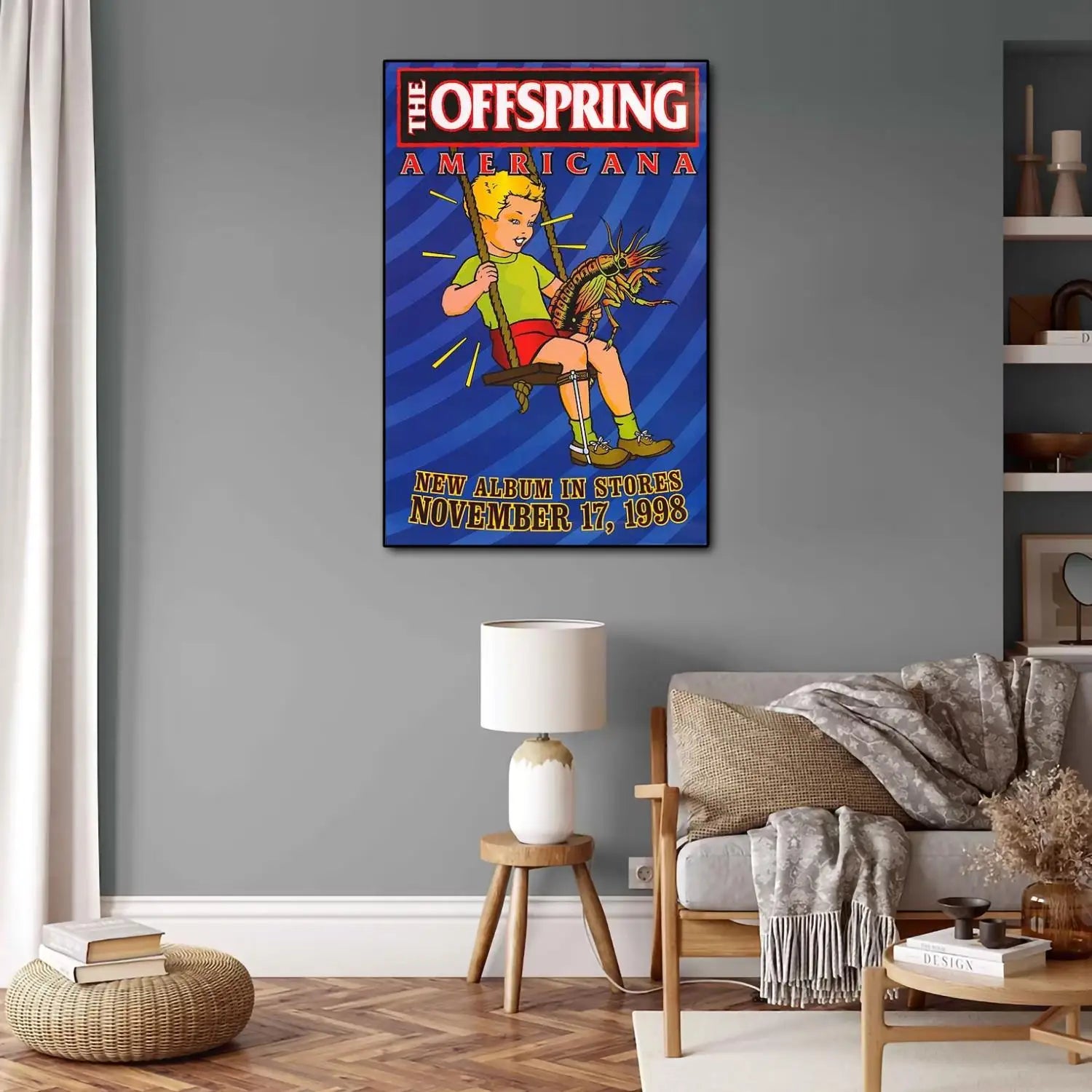 el descendiente Póster de lona de videojuegos de anime y cuadro de pared impreso, pósters de decoración moderna para dormitorio familiar