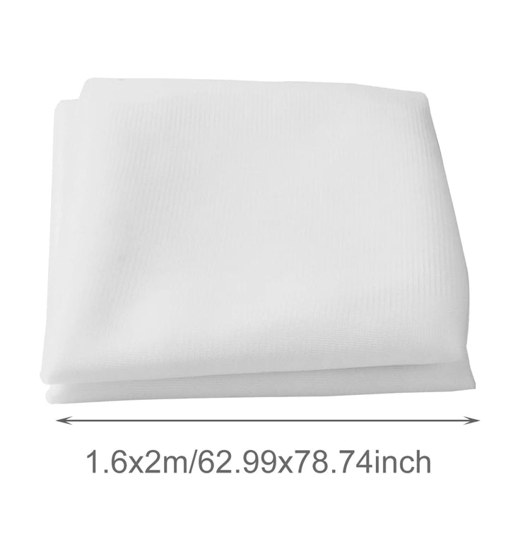 Rollo de tul blanco para decoración de bodas, organza de cristal, tela transparente para fondo de bodas, fiestas de cumpleaños, decoración de lazos de sillas de bodas