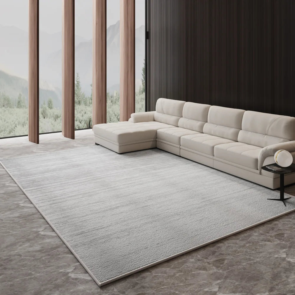 Alfombra Nórdica de Lujo Ligero VIKAMA para Sala de Estar, Sofá, Mesa de Centro, Tapete de Piso para Dormitorio y Salón, Alfombra de Gran Área, Decoración del Hogar
