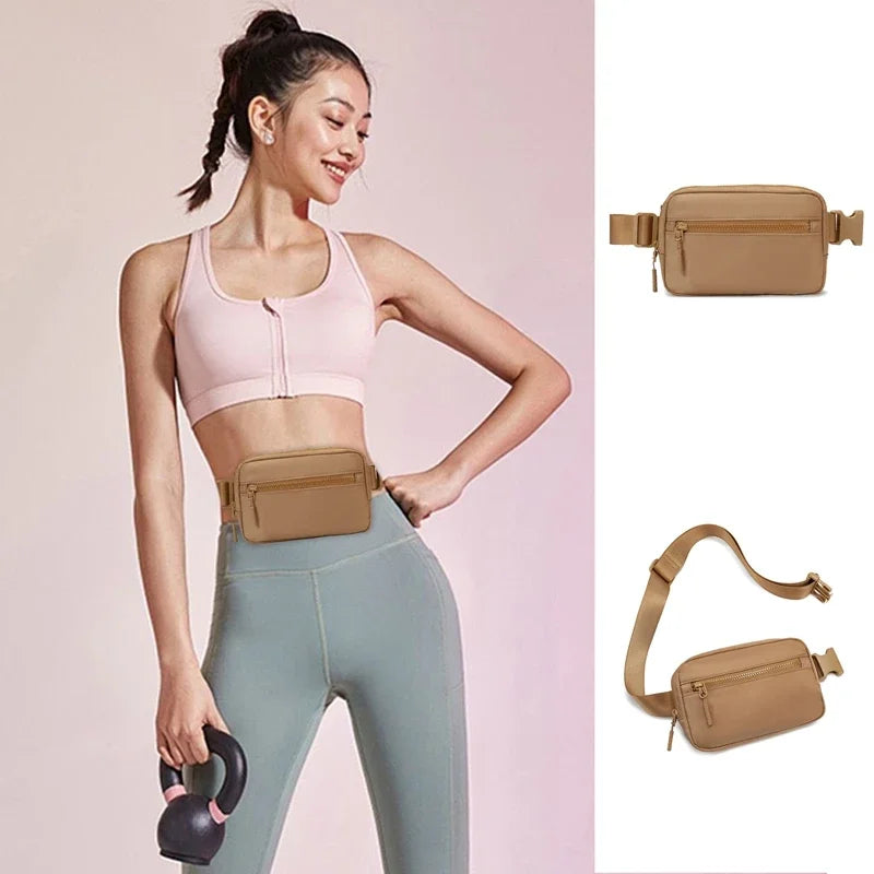 Sac Banane Yoga Tendance 2026 Sac de Sport Ceinture Yoga Sac Téléphone Portable Sac Portable Fitness Unisexe Course Cadeau Femme