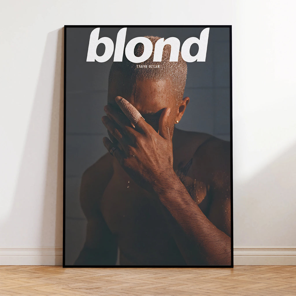 Affiche Moderne Frank Ocean X Blond Impressions d'Art Mural Toile Peinture Poster Photo pour Salon Décoration Murale Étanche