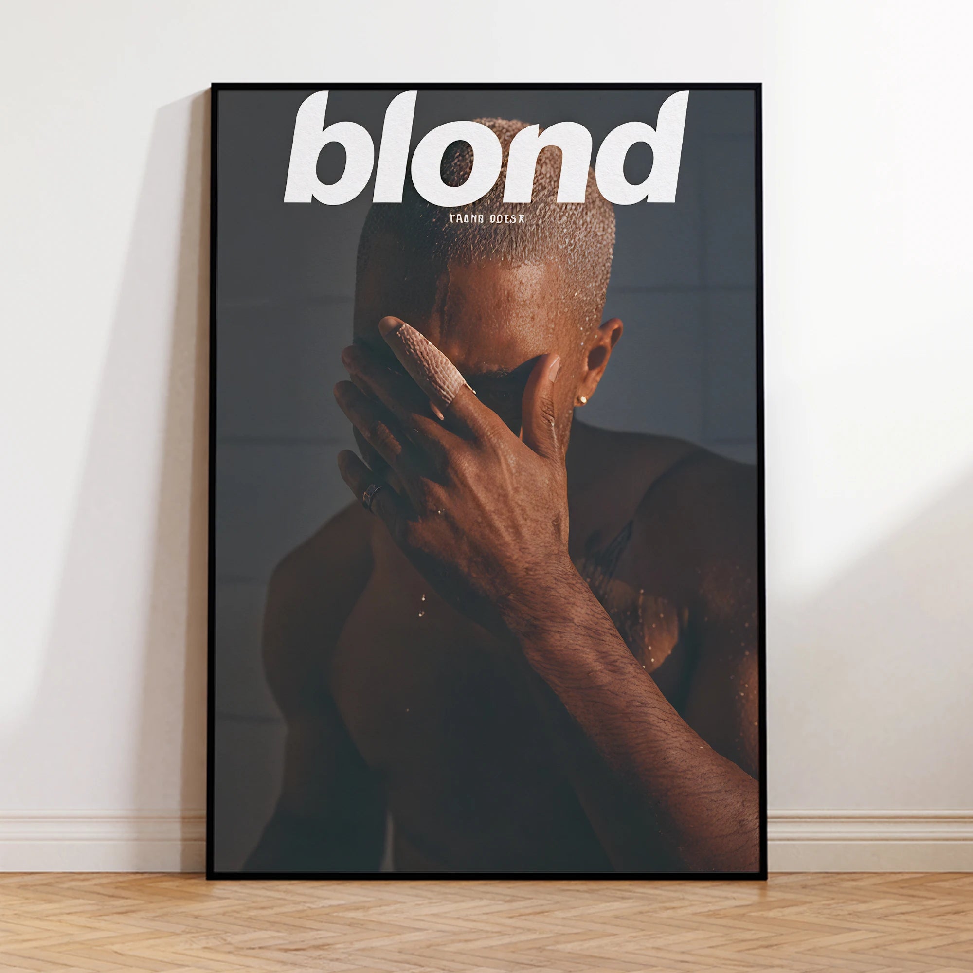 Affiche Moderne Frank Ocean X Blond Impressions d'Art Mural Toile Peinture Poster Photo pour Salon Décoration Murale Étanche