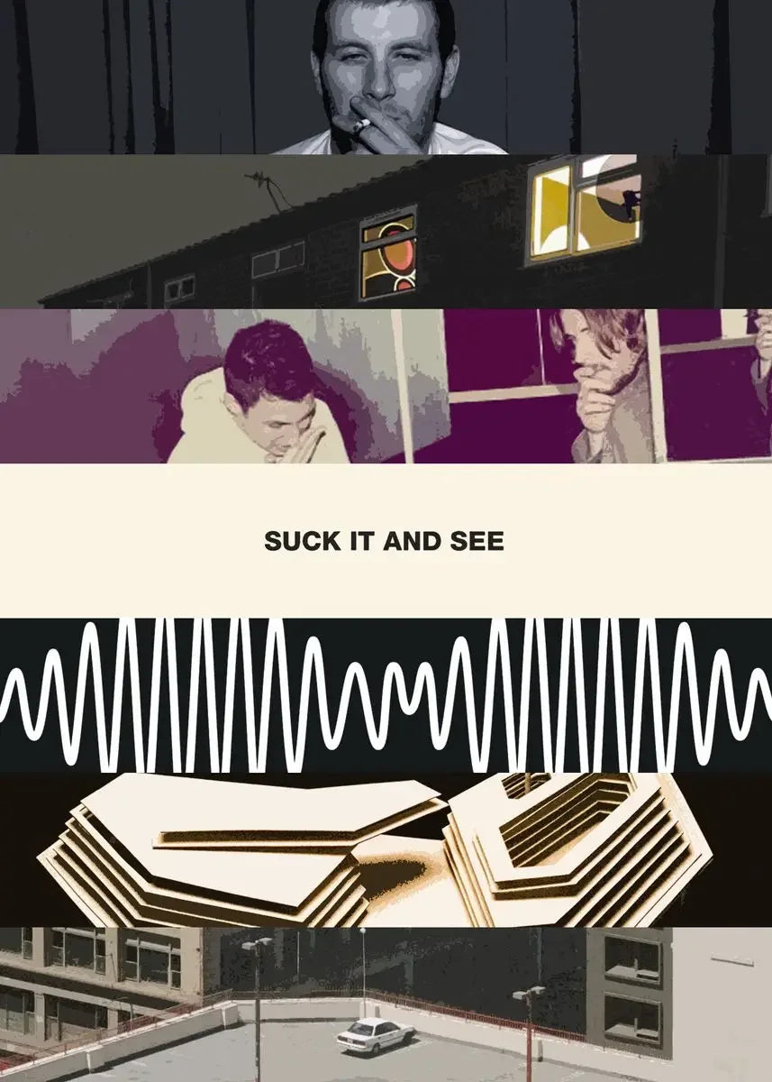 Póster Vintage Arctic Monkeys Rock Band Música Portada Serie Arte Pintura Lienzo Impresión Pared Sala Estar Decoración del Hogar