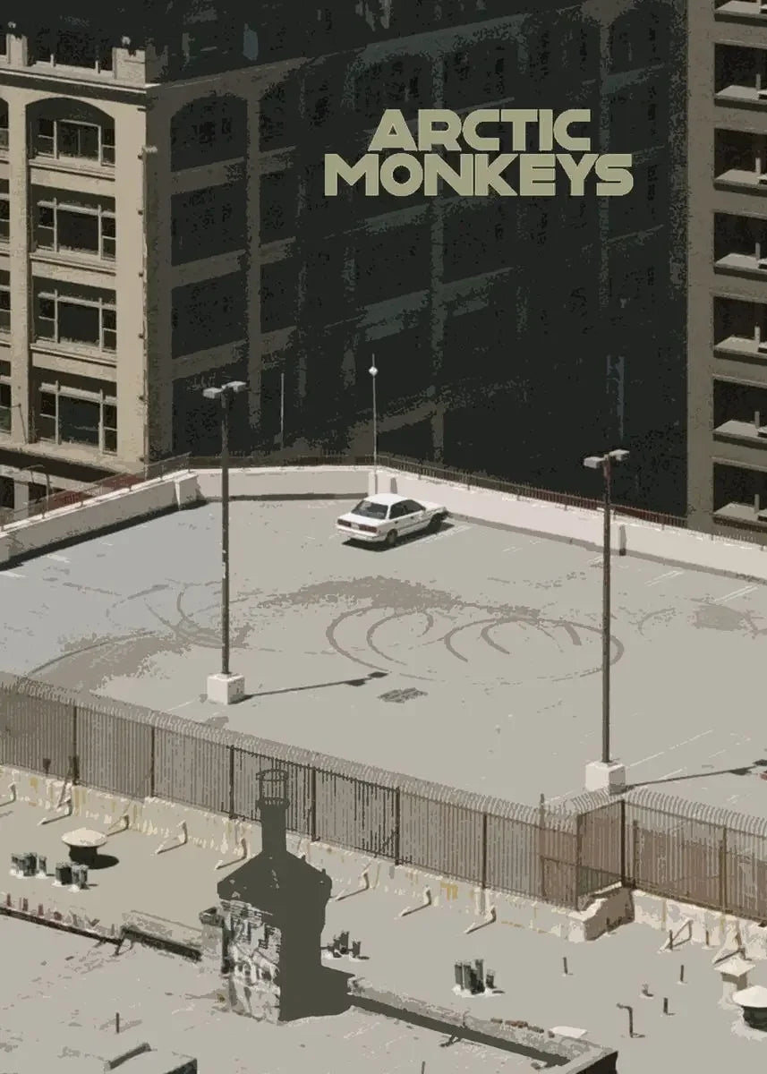 Póster Vintage Arctic Monkeys Rock Band Música Portada Serie Arte Pintura Lienzo Impresión Pared Sala Estar Decoración del Hogar
