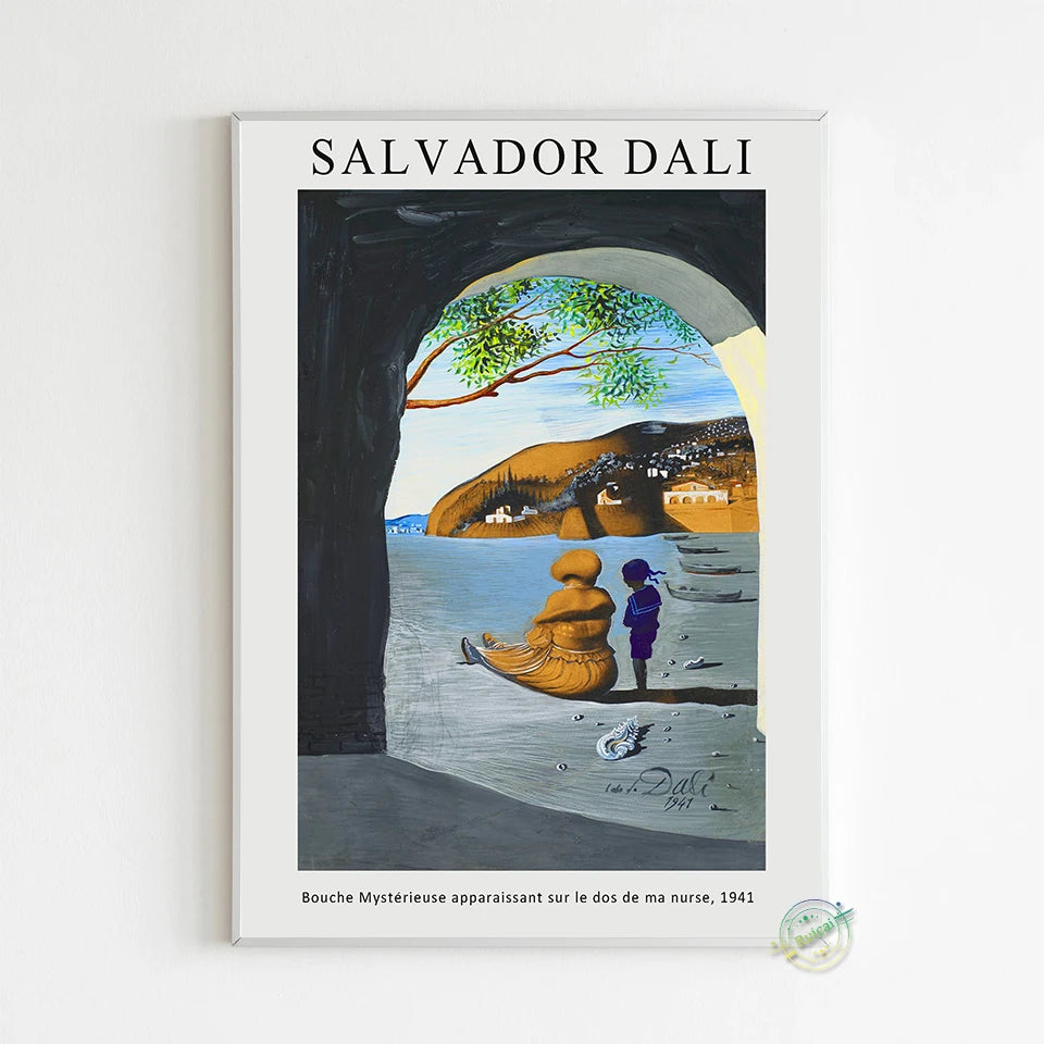 Salvador Dalí Surrealismo Póster Arte de Pared Lienzo Pintura Pósteres e Impresión Imagen para Sala de Estar Decoración del Hogar Regalo