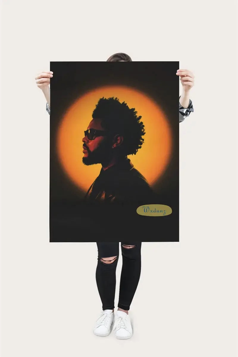Póster The Weeknd Álbum de música Pop Rap Hip Hop Cantante Fotos de la vida Decoración de la pared Impresión de lienzo para el hogar Cuadros para sala de estar