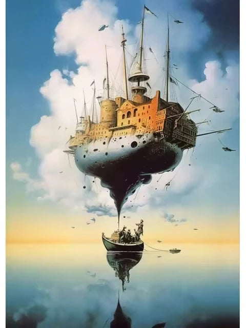 Surréalisme Œuvre d'Art Célèbre de Salvador Dalí Affiches et Impressions Toile Peinture Tableaux Muraux pour Salon Décoration Intérieure