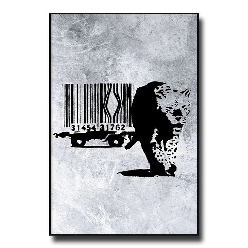 Banksy Street Graffiti Decorative Canvas Painting Girl with Balloon Art Poster Abstract Figure Mural Room Wall Decoration Prints
