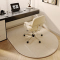 VIKAMA Study Floor Mat Computer Desk Roller Chair Swivel Chair Mat Arched Bedroom Bedside Dressing Table Carpet Home Decoration