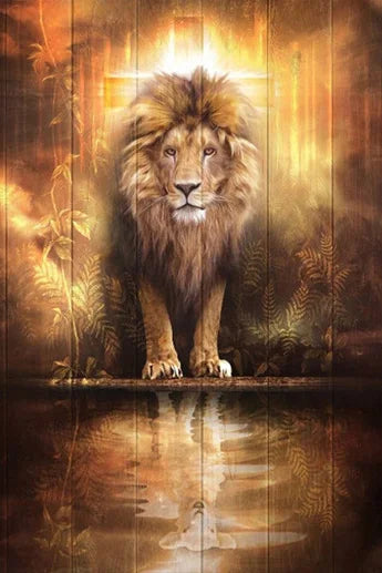 Classic Christian Wall Art Bible Jesus Lion And Warrior Oil On Canvas Posters And Prints Living Room Decoration Gifts