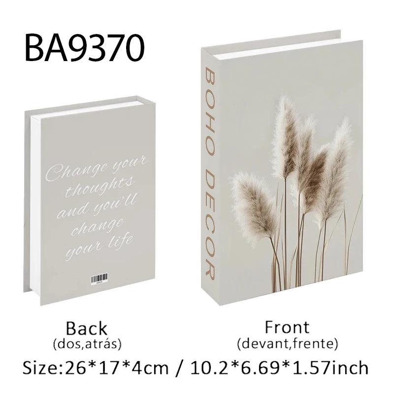 Monet Luxury Fake Books Interior Decoration Open Decorative Books Storage Box Bauhaus Boho Ornaments Coffee Table Shelf Decor
