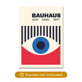Modern Abstract Geometry Bauhaus Eye Poster Wall Art Aluminum Frame Prints Canvas Painting Poster Living Room Home Decor