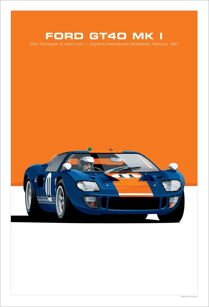 Retro Racing GTR Car Vintage Sports Car, Wall Art, HD Canvas Print Poster, Home, Room Office, Decoration Supplies