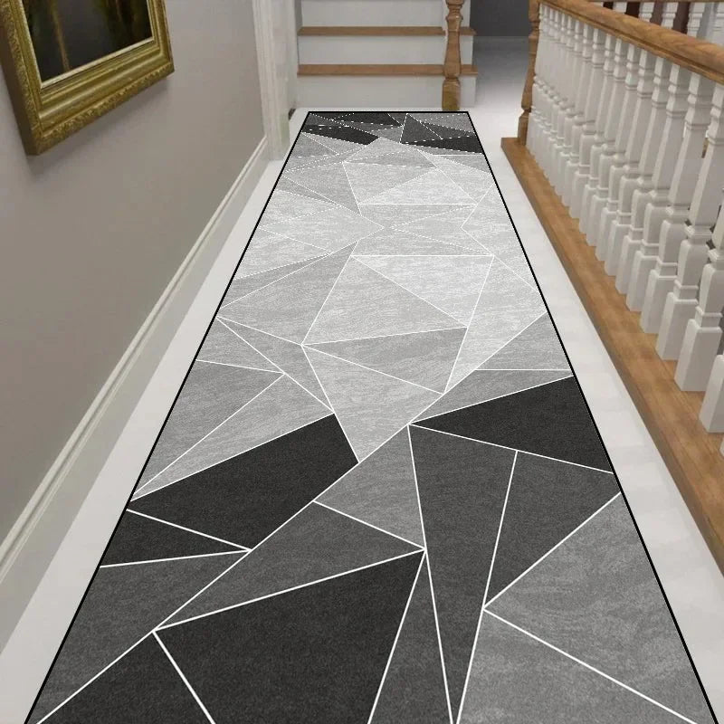 Alfombra de pasillo minimalista moderna VIKAMA, alfombra antideslizante para pasillos, alfombrilla para sala de estar, decoración del hogar