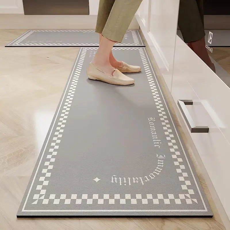 Alfombrilla de Diatomita Antideslizante, Absorbente de Agua y Aceite, para Puerta de Cocina VIKAMA, Alfombrillas Absorbentes para Baño