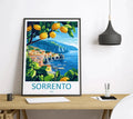Sorrento Citronnier Citron Fruit Mur Art Impressions Toile Peinture Affiche Image Pour Salon Chambre Décoration Intérieure