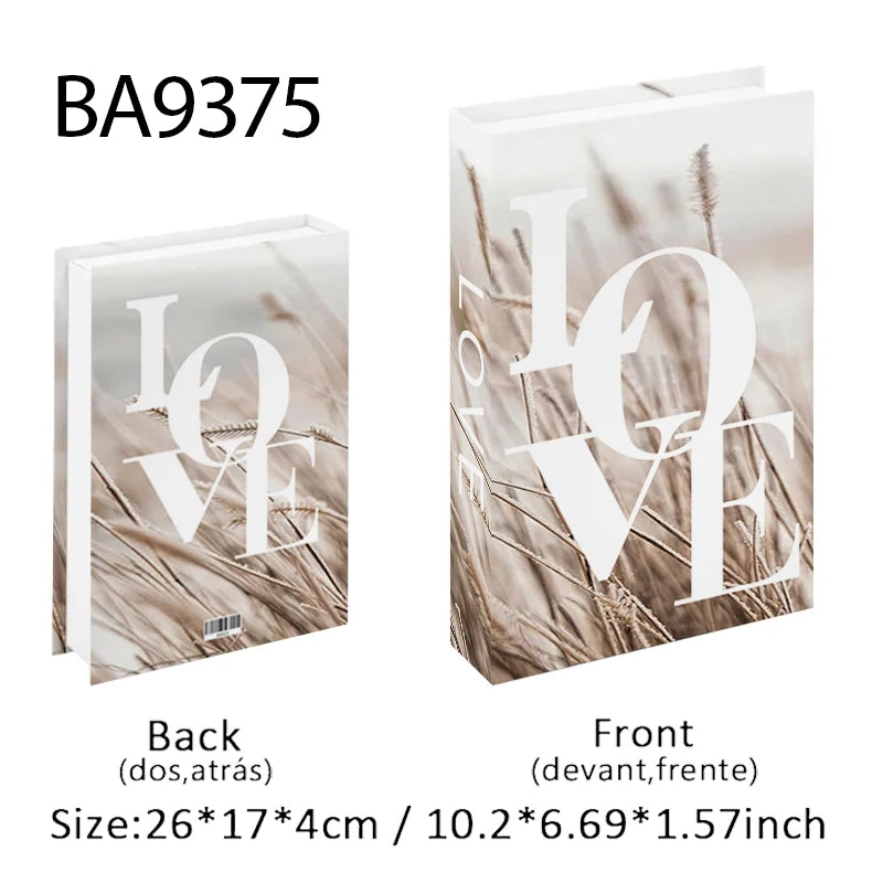 Monet Luxury Fake Books Interior Decoration Open Decorative Books Storage Box Bauhaus Boho Ornaments Coffee Table Shelf Decor
