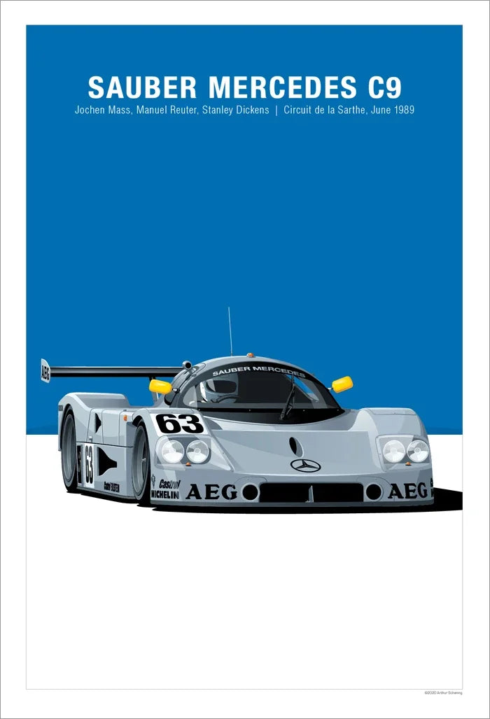 Retro Racing GTR Car Vintage Sports Car, Wall Art, HD Canvas Print Poster, Home, Room Office, Decoration Supplies