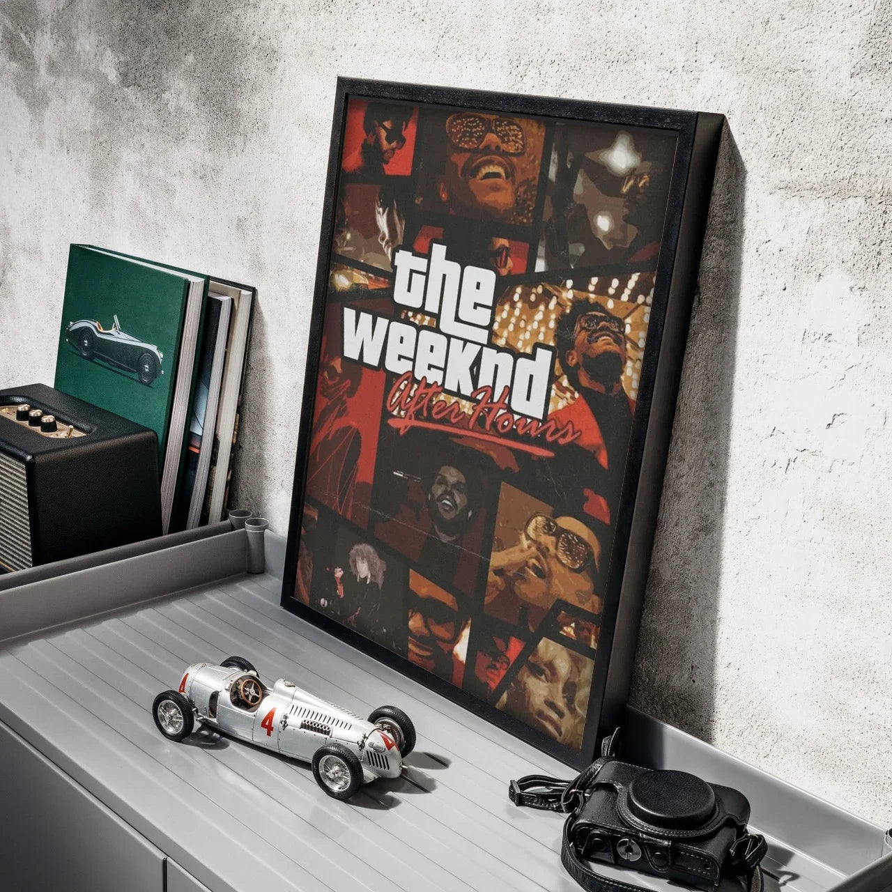Póster The Weeknd Álbum de música Pop Rap Hip Hop Cantante Fotos de la vida Decoración de la pared Impresión de lienzo para el hogar Cuadros para sala de estar