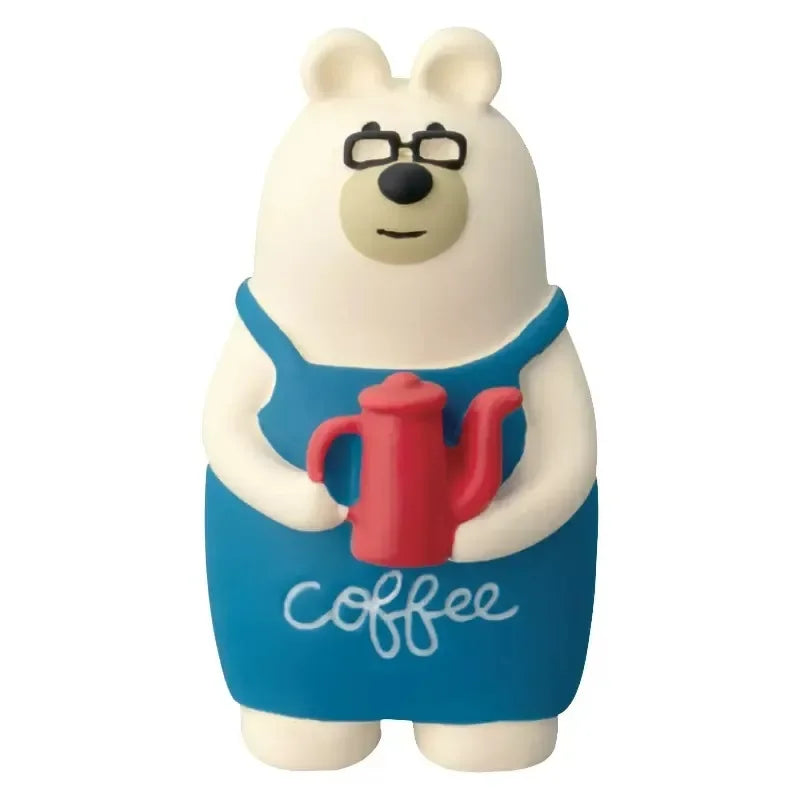 ZAKKA Adornos Noche Mercado Niña Soporte Barbacoa Escena Decoración Accesorios Fotografía Miniatura Resina Gato Regalo Cumpleaños Colección