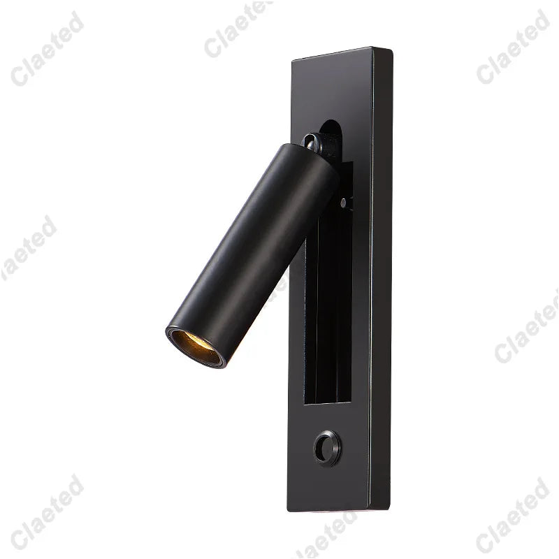 Applique murale LED moderne 110V 220V LED 3W Spot Applique Murale pour Chevet Chambre Salon Salle à manger Veilleuses