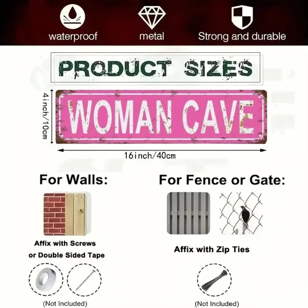 BrandName Vintage Metal Swiftie ST Sign | Funny Women Cave Design | Aluminium Wall Art for Home Bar Club