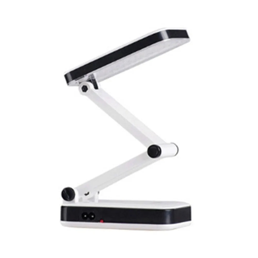 Lámpara de mesa LED plegable recargable de 24 LED, lámpara de escritorio plegable para estudiantes, lectura, escritura, iluminación de dormitorio