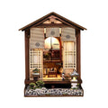 Nouvelle lampe à mousse et serre-livre en bois DIY 3D - Puzzle de maison miniature à assembler à la main, décoration d'intérieur, Noël, Black Friday
