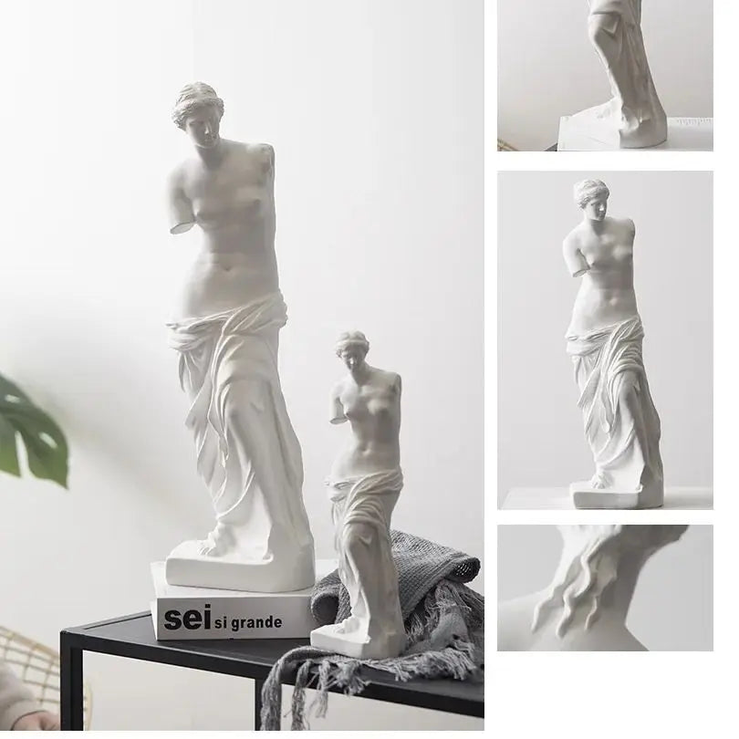 Greek Mythology Resin Figurine, Venus de Milo Statue, Aphrodite Sculpture, Goddess Figurine, Art Decoration