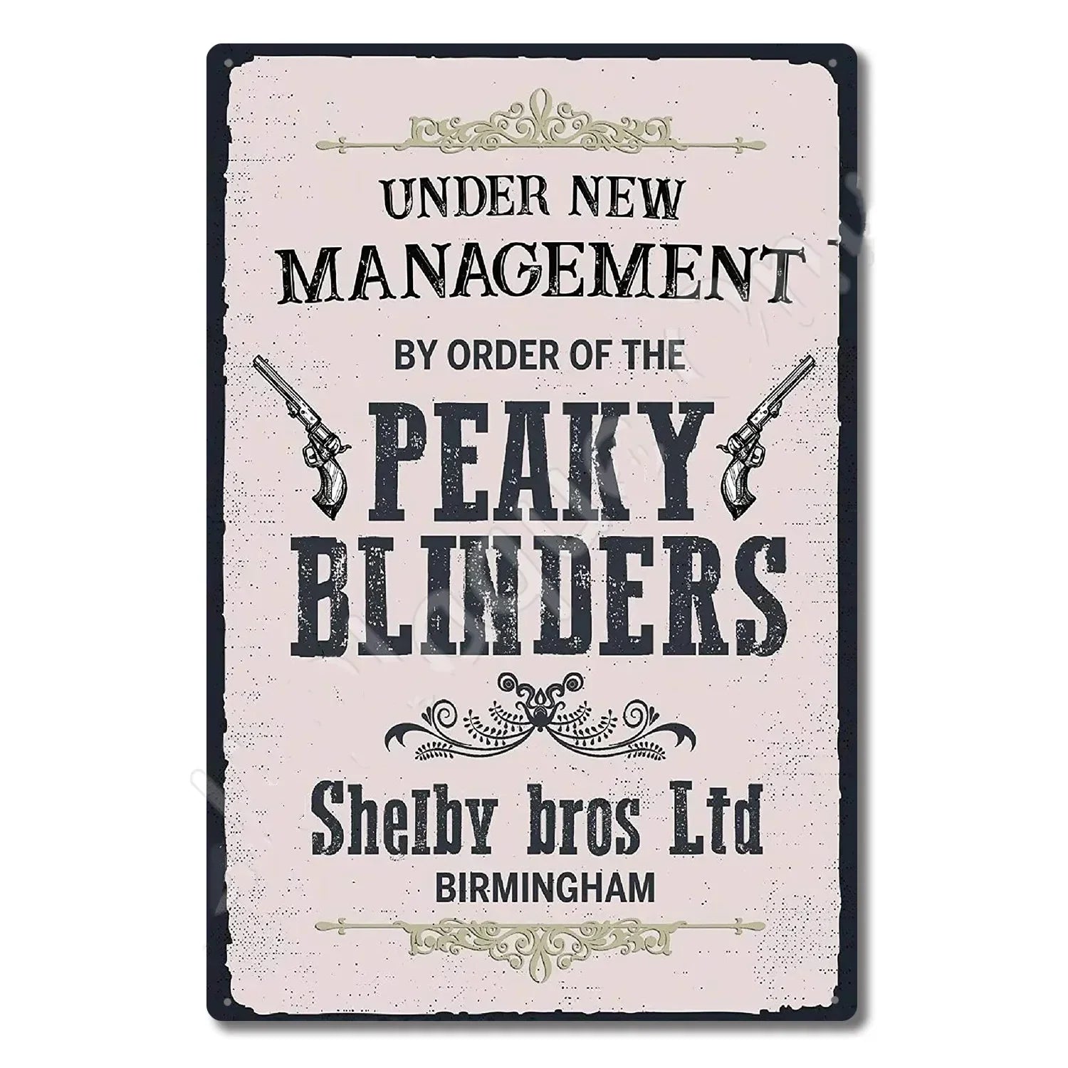 P-Peakys B-Blinders Whiskey Metal Sign - Retro Tin Plaque with Iconic Flat Cap & Whiskey Bottle Art, Eye-Catching Wall Decor