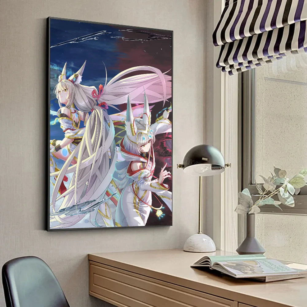 X-Póster de Xenoblade Chronicles 2 Pósteres HD Decoración para Hogar, Habitación, Bar, Cafetería Cuadro de Arte de Pared