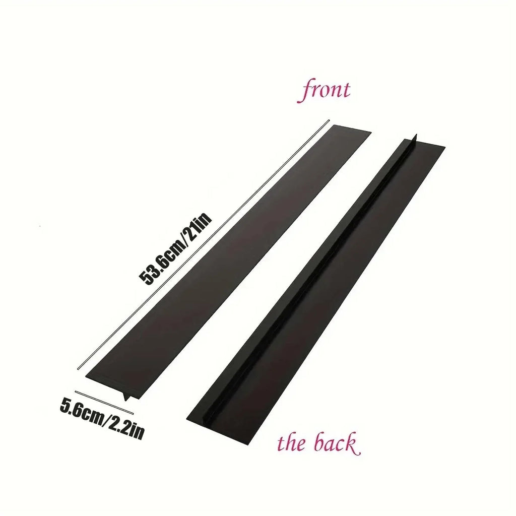 Bande de remplissage en silicone, bande d'étanchéité pour cuisinière à gaz de cuisine, bande de cuisine anti-huile et anti-taches, bande d'insertion d'étanchéité en silicone