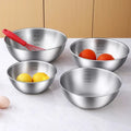 Cuenco de acero inoxidable dorado y plateado para ensalada, fideos de arroz, fideos Lamian, utensilios de cocina, recipiente para alimentos