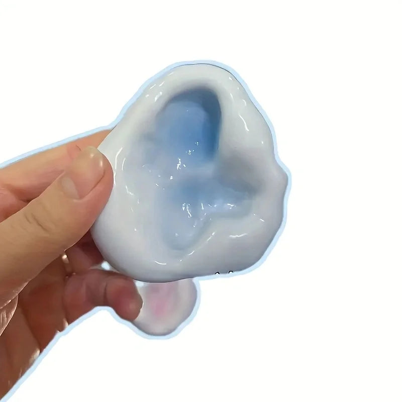 1 unidad de bola de gelatina de hielo fluida Squishy, juguete blando para apretar, juguetes sensoriales antiestrés para niños y adultos, regalo de fiesta, juegos de entretenimiento novedosos